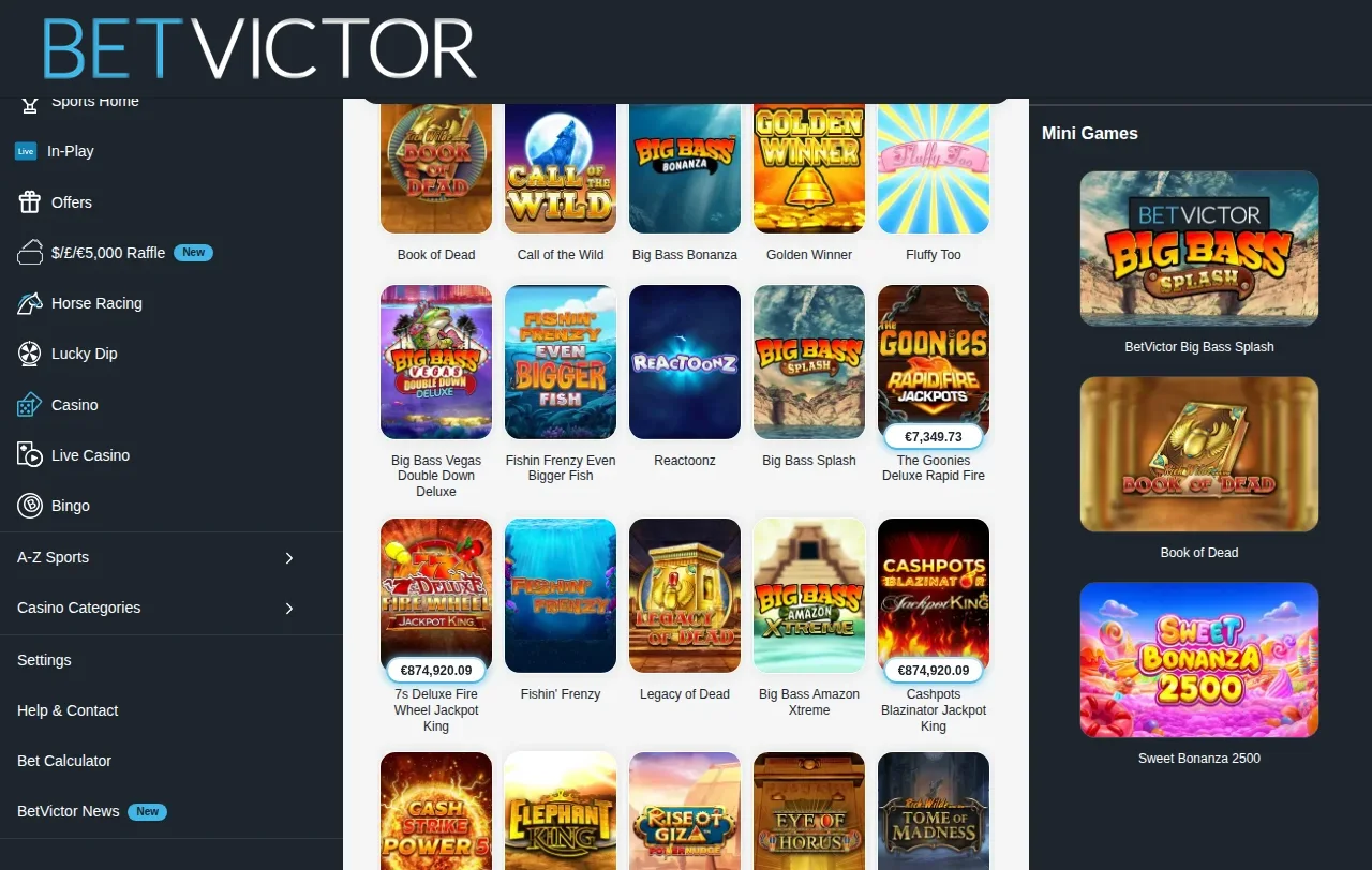BetVictor slots