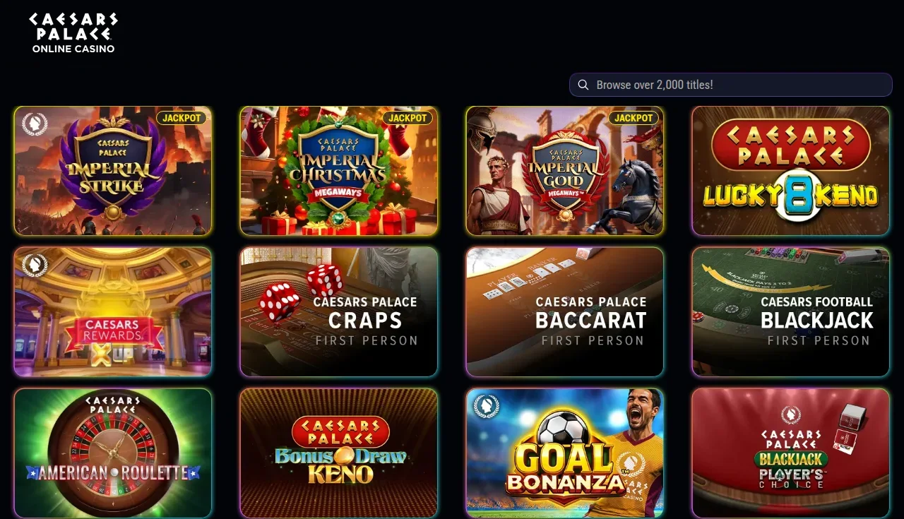 Caesars Palace Online Casino slots