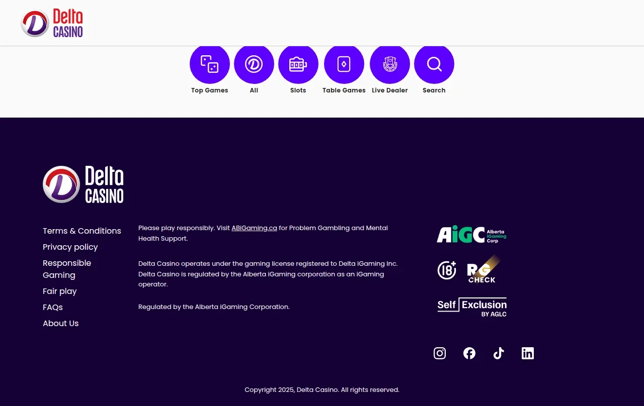 Delta Casino slots
