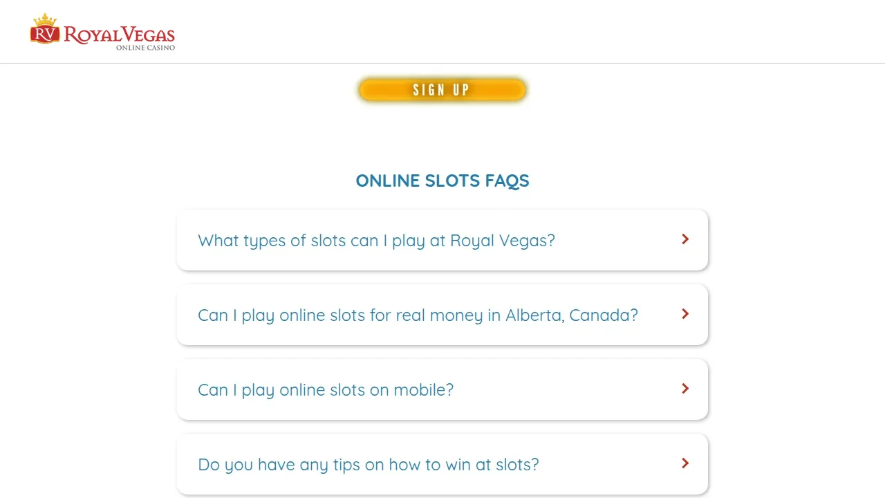 Royal Vegas slots