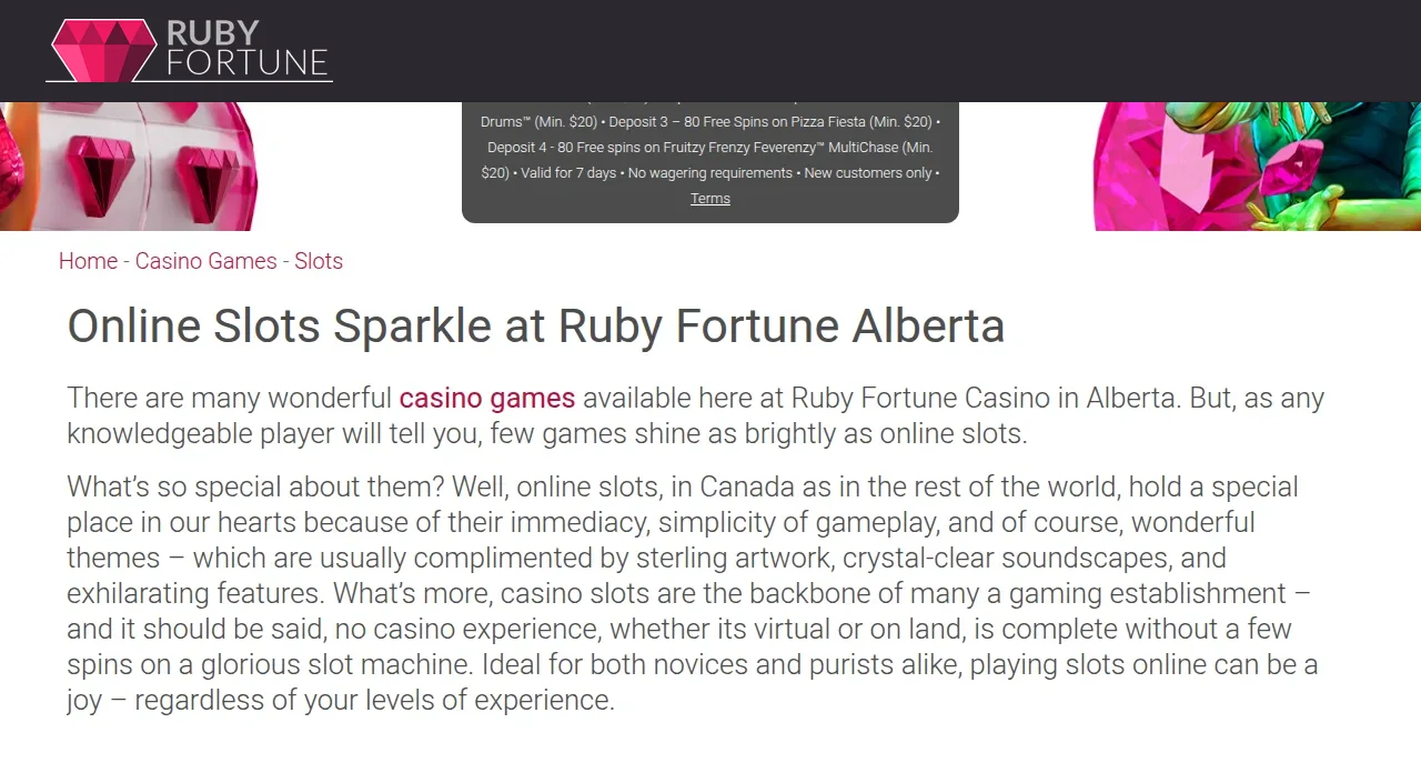 Ruby Fortune slots